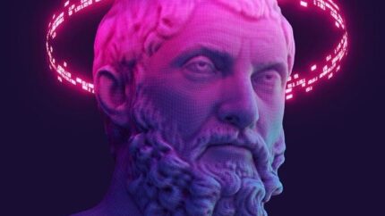 Thinker Vaporwave